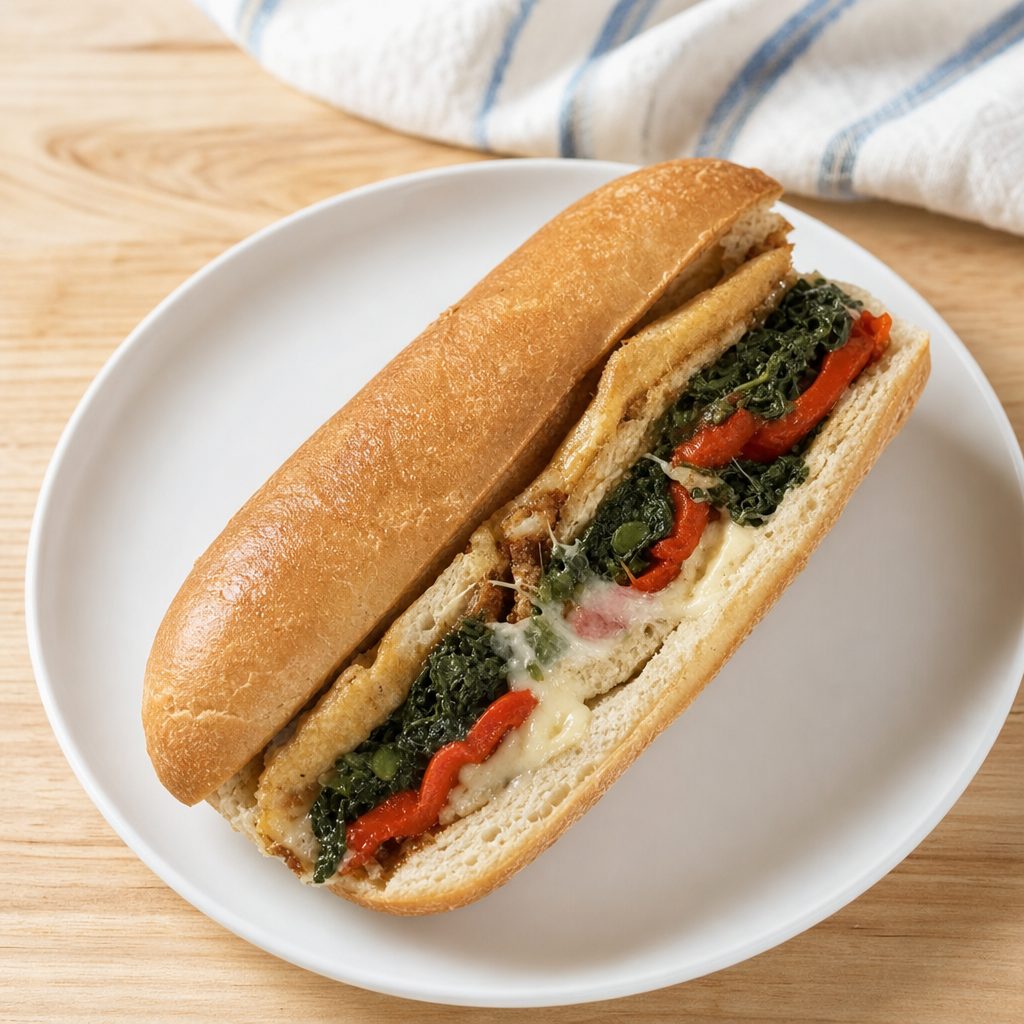 Chicken Cutlet Hoagie.