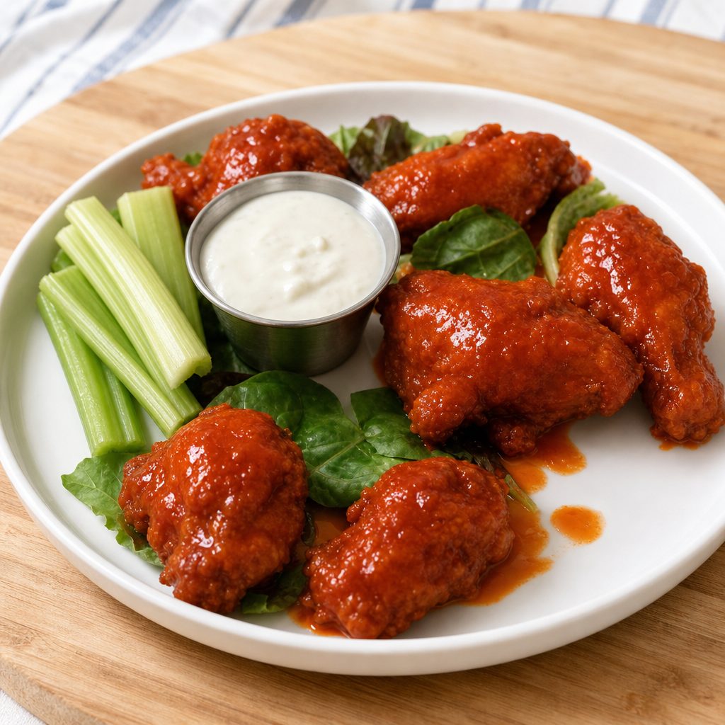 Classic Buffalo Chicken Wings.