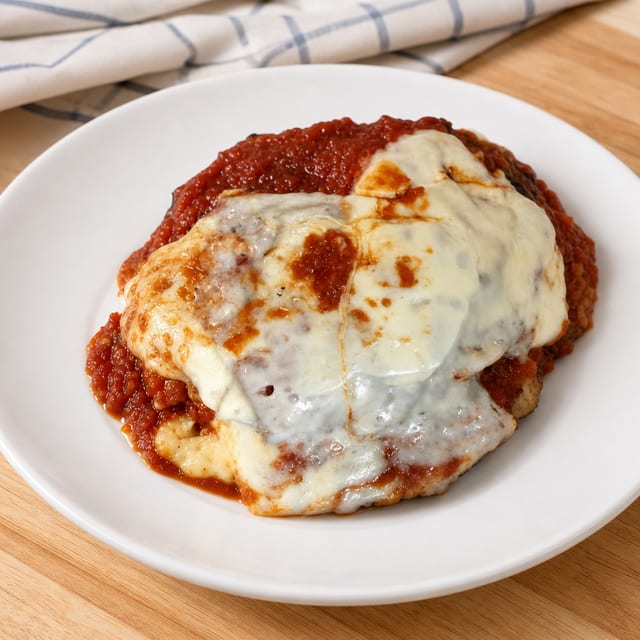 Eggplant Parmigiana Sandwich.