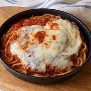 Eggplant Parmigiana Pasta