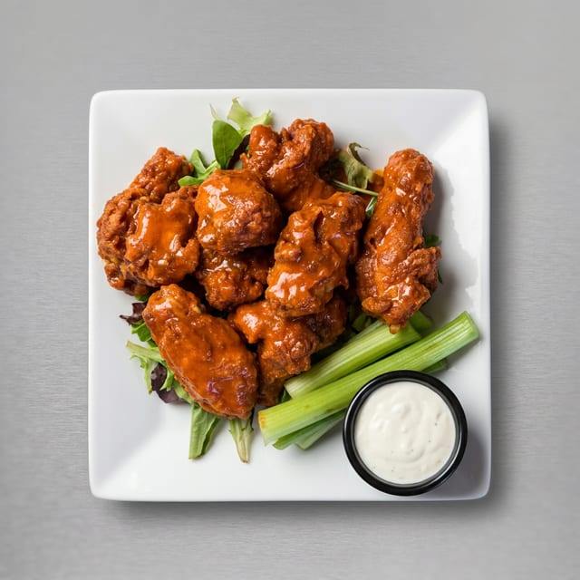 Classic Buffalo Chicken Wings.