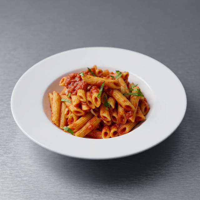 Lunch Arrabbiata Pasta.
